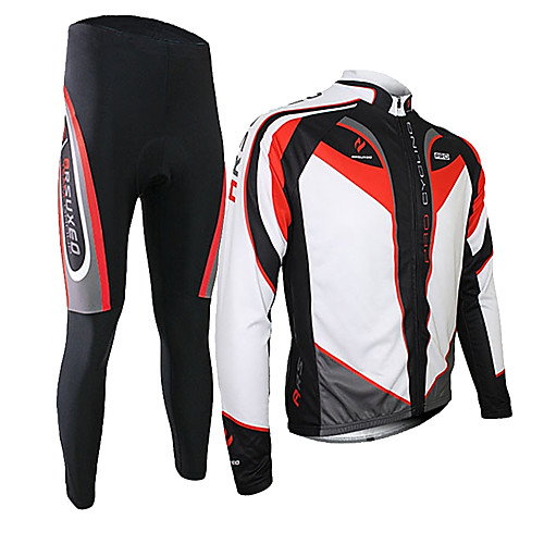 Arsuxeo Men's Long Sleeve Cycling Jersey with Tights Summer Spandex Silicon Polyester Black / Red Purple Yellow Patchwork Bike Clothing Suit Thermal Warm 3D Pad Quick Dry Breathable Back Pocket Sports
Arsuxeo Men's Long Sleeve Cycling Jersey with Tights Summer Spandex Silicon Polyester Black / Red Purple Yellow Patchwork Bike Clothing Suit Thermal Warm 3D Pad Quick Dry Breathable Back Pocket Sports