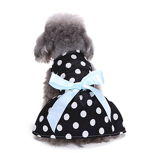 Cat Dog Dress Tuxedo Dog Clothes Polka Dot Black Cotton Costume For Spring & Fall Summer Party Casual / Daily Wedding
Cat Dog Dress Tuxedo Dog Clothes Polka Dot Black Cotton Costume For Spring & Fall Summer Party Casual / Daily Wedding