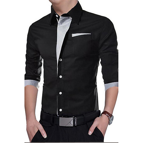 Men's Shirt Solid Colored Long Sleeve Daily Tops Casual Royal Blue White Black
Men's Shirt Solid Colored Long Sleeve Daily Tops Casual Royal Blue White Black