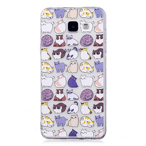 Case For Samsung Galaxy A3(2017) / A5(2017) / A5(2016) IMD / Transparent / Pattern Back Cover Cat Soft TPU
Case For Samsung Galaxy A3(2017) / A5(2017) / A5(2016) IMD / Transparent / Pattern Back Cover Cat Soft TPU