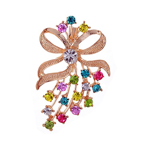 Women's Brooches Bowknot Classic Fashion Imitation Diamond Brooch Jewelry Gold Silver For Daily
Women's Brooches Bowknot Classic Fashion Imitation Diamond Brooch Jewelry Gold Silver For Daily