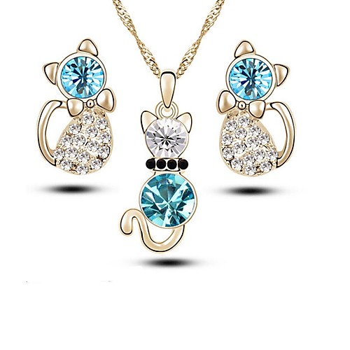 Women's Crystal Drop Earrings Necklace Solitaire Round Cut Ladies Fashion Crystal Imitation Diamond Earrings Jewelry Silver / Gold For Daily
Women's Crystal Drop Earrings Necklace Solitaire Round Cut Ladies Fashion Crystal Imitation Diamond Earrings Jewelry Silver / Gold For Daily
