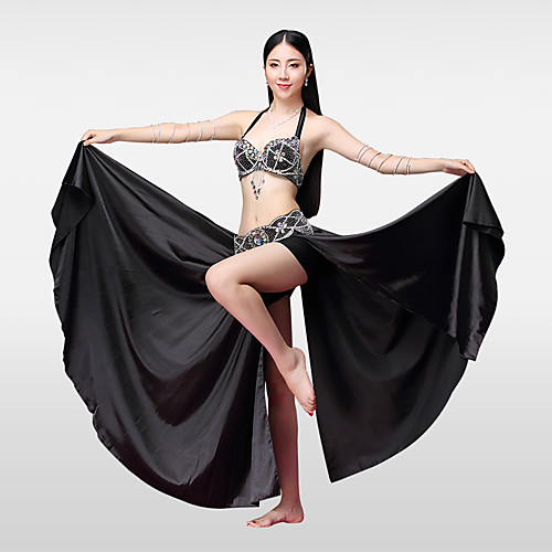 Belly Dance Skirts Beading Split Crystals / Rhinestones Women's Performance Satin Cotton Polyester
Belly Dance Skirts Beading Split Crystals / Rhinestones Women's Performance Satin Cotton Polyester