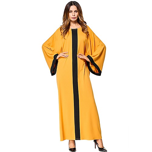 Women's Tunic Maxi long Dress Yellow Long Sleeve Solid Colored Round Neck Oversized One-Size / Cotton / Cotton
Women's Tunic Maxi long Dress Yellow Long Sleeve Solid Colored Round Neck Oversized One-Size / Cotton / Cotton