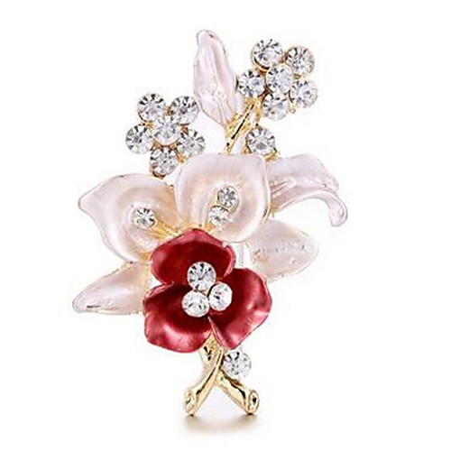 Women's Brooches Flower Classic Imitation Diamond Brooch Jewelry Gold For Gift Daily
Women's Brooches Flower Classic Imitation Diamond Brooch Jewelry Gold For Gift Daily