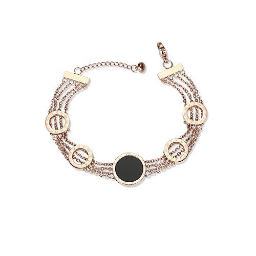Women's Chain Bracelet Ladies Fashion European Steel Alloy Bracelet Jewelry Rose Gold For Daily Date
Women's Chain Bracelet Ladies Fashion European Steel Alloy Bracelet Jewelry Rose Gold For Daily Date