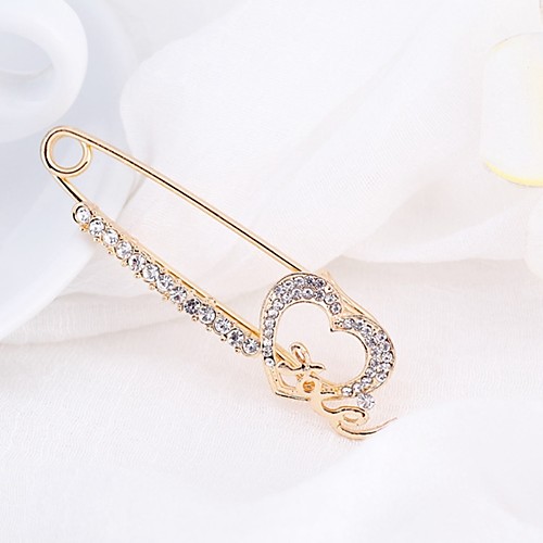 Women's Brooches Simple Elegant Rhinestone Brooch Jewelry Gold For Daily Casual
Women's Brooches Simple Elegant Rhinestone Brooch Jewelry Gold For Daily Casual