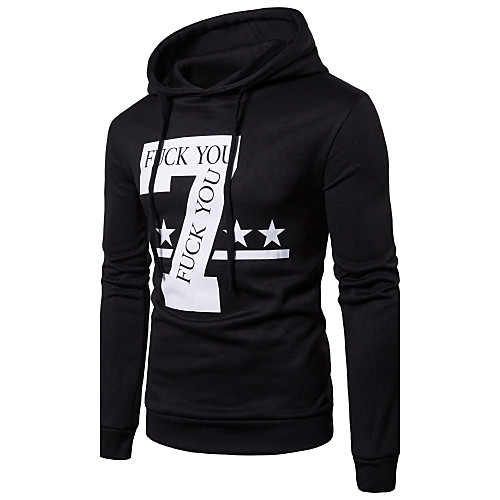Men's Hoodie Graphic Text Letter Print Hooded Daily Active Hoodies Sweatshirts Long Sleeve White Light gray Black
Men's Hoodie Graphic Text Letter Print Hooded Daily Active Hoodies Sweatshirts Long Sleeve White Light gray Black