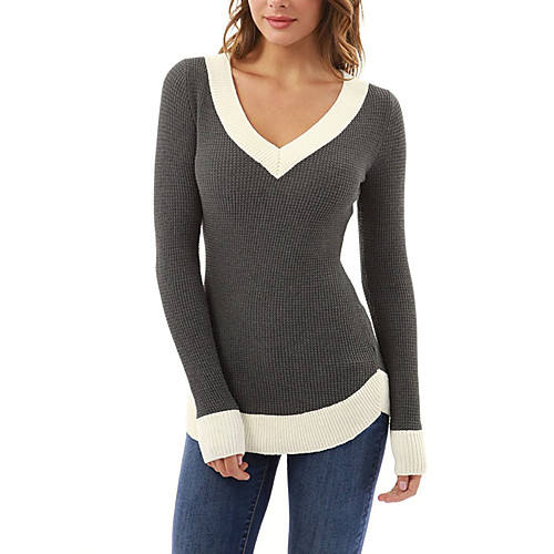 Women's T shirt Solid Colored Long Sleeve Daily Tops Active Streetwear Sophisticated Black Gray
Women's T shirt Solid Colored Long Sleeve Daily Tops Active Streetwear Sophisticated Black Gray