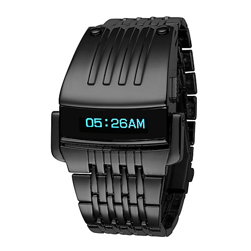 Men's Digital Watch Digital Digital Luxury Water Resistant / Waterproof Calendar / date / day Chronograph / One Year / Stainless Steel
Men's Digital Watch Digital Digital Luxury Water Resistant / Waterproof Calendar / date / day Chronograph / One Year / Stainless Steel