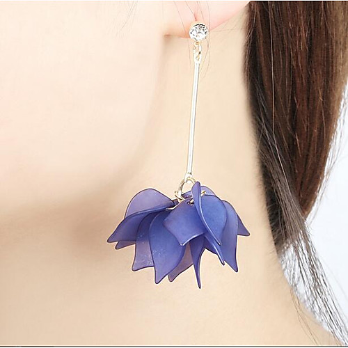 Women's Drop Earrings Hoop Earrings Tassel Fringe Chandelier Long Floral / Botanicals Leaf Flower Statement Ladies Earrings Jewelry White / Yellow / Blue For Casual Going out
Women's Drop Earrings Hoop Earrings Tassel Fringe Chandelier Long Floral / Botanicals Leaf Flower Statement Ladies Earrings Jewelry White / Yellow / Blue For Casual Going out