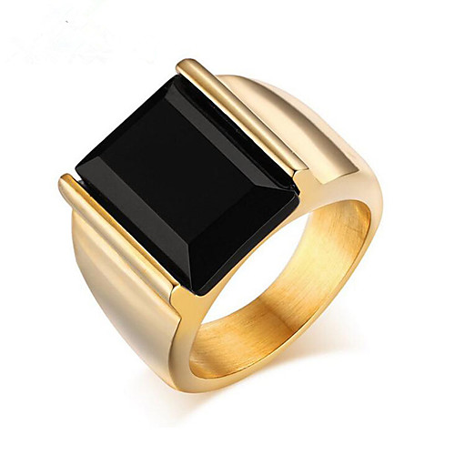 Men's Band Ring Signet Ring Agate Golden Stainless Steel Agate Gold Plated Personalized Fashion Party Daily Jewelry Solitaire
Men's Band Ring Signet Ring Agate Golden Stainless Steel Agate Gold Plated Personalized Fashion Party Daily Jewelry Solitaire