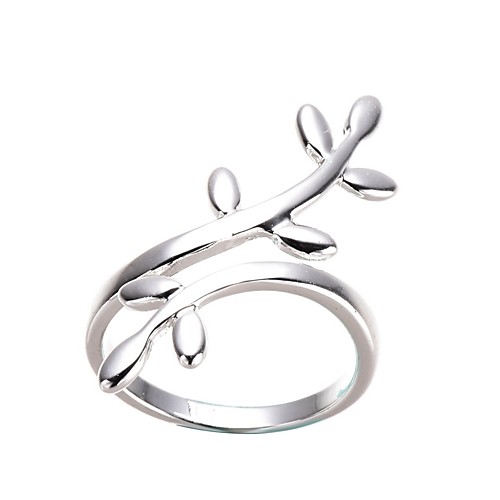 Women's Open Cuff Ring One-piece Suit Silver Silver Plated Simple Fashion Daily Jewelry Leaf
Women's Open Cuff Ring One-piece Suit Silver Silver Plated Simple Fashion Daily Jewelry Leaf