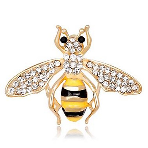 Men's Women's Brooches Bee Animal Imitation Diamond Brooch Jewelry Gold For Daily
Men's Women's Brooches Bee Animal Imitation Diamond Brooch Jewelry Gold For Daily