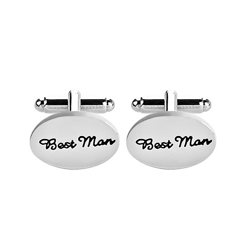 Cufflinks Formal Simple Classic Elegant Alloy Brooch Jewelry Silver For Wedding Party Business / Ceremony / Wedding Engagement
Cufflinks Formal Simple Classic Elegant Alloy Brooch Jewelry Silver For Wedding Party Business / Ceremony / Wedding Engagement