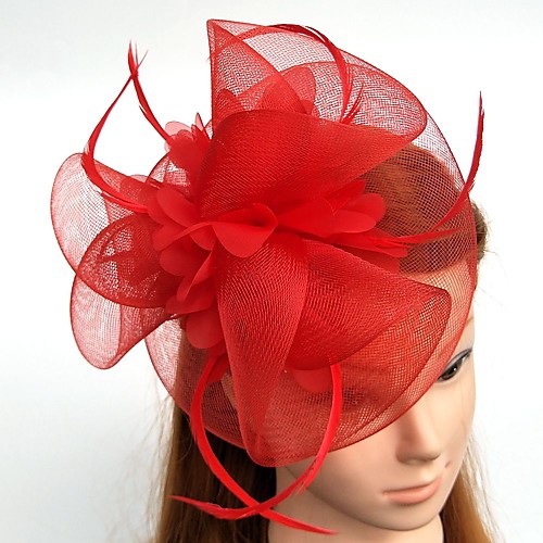 Feather / Net Fascinators / Flowers / Hats with Feathers / Fur 1pc Wedding / Special Occasion / Horse Race Headpiece
Feather / Net Fascinators / Flowers / Hats with Feathers / Fur 1pc Wedding / Special Occasion / Horse Race Headpiece