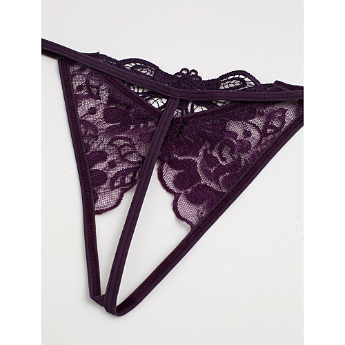 Women's Jacquard Solid Colored G-strings & Thongs Panties Mid Waist Sexy Blue One-Size / Lace
Women's Jacquard Solid Colored G-strings & Thongs Panties Mid Waist Sexy Blue One-Size / Lace