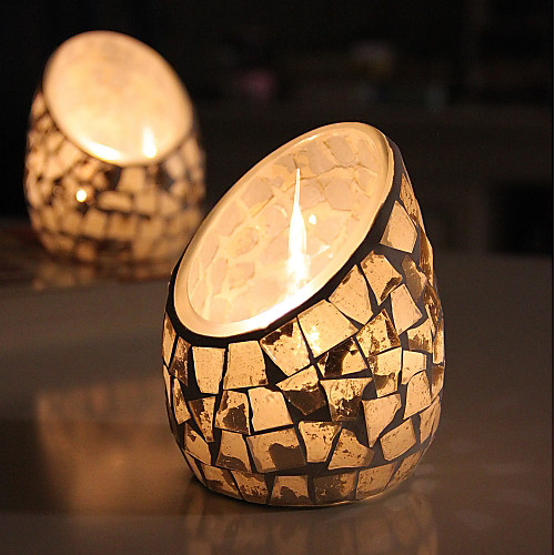 European Style / Simple Style Glass Candle Holders 1pc, Candle / Candle Holder
European Style / Simple Style Glass Candle Holders 1pc, Candle / Candle Holder