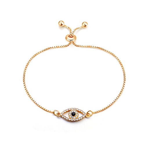 Women's Chain Bracelet Bracelet Evil Eye Ladies Fashion Classic Alloy Bracelet Jewelry Gold For Daily Office & Career
Women's Chain Bracelet Bracelet Evil Eye Ladies Fashion Classic Alloy Bracelet Jewelry Gold For Daily Office & Career