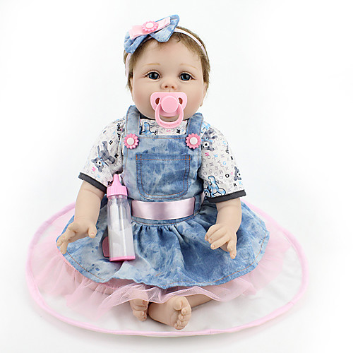 NPKCOLLECTION 22 inch NPK DOLL Reborn Doll Girl Doll Baby Girl Reborn Baby Doll lifelike Cute Hand Made Child Safe Non Toxic 55cm with Clothes and Accessories for Girls' Birthday and Festival Gifts
NPKCOLLECTION 22 inch NPK DOLL Reborn Doll Girl Doll Baby Girl Reborn Baby Doll lifelike Cute Hand Made Child Safe Non Toxic 55cm with Clothes and Accessories for Girls' Birthday and Festival Gifts