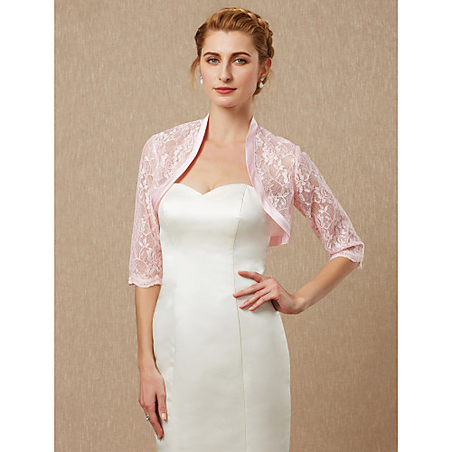 Half Sleeve Shrugs Lace Wedding / Party / Evening Women's Wrap With Lace
Half Sleeve Shrugs Lace Wedding / Party / Evening Women's Wrap With Lace