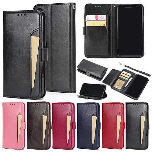 Case For Apple iPhone X / iPhone 8 Plus / iPhone 8 Wallet / Card Holder / with Stand Full Body Cases Solid Colored Hard PU Leather
Case For Apple iPhone X / iPhone 8 Plus / iPhone 8 Wallet / Card Holder / with Stand Full Body Cases Solid Colored Hard PU Leather