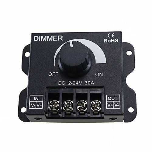 1PC 30A LED Dimmer DC12V- 24V 360W Adjustable Brightness Bulb Belt Drive Monochrome Photoelectric Power Controller LED for Strips Light or Led Lamp
1PC 30A LED Dimmer DC12V- 24V 360W Adjustable Brightness Bulb Belt Drive Monochrome Photoelectric Power Controller LED for Strips Light or Led Lamp