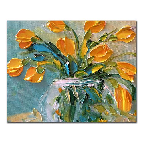 Oil Painting Hand Painted Horizontal Still Life Floral / Botanical Comtemporary Modern Stretched Canvas
Oil Painting Hand Painted Horizontal Still Life Floral / Botanical Comtemporary Modern Stretched Canvas
