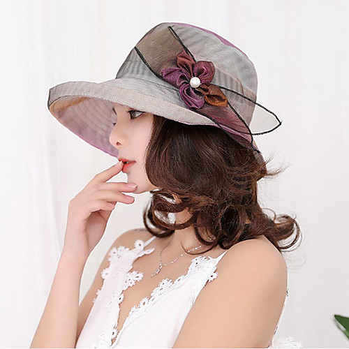 Women's Party Hat Party Wedding Daily Flower Lace Solid Colored Beige Purple Hat / Fabric / Spring / Summer / Vintage
Women's Party Hat Party Wedding Daily Flower Lace Solid Colored Beige Purple Hat / Fabric / Spring / Summer / Vintage