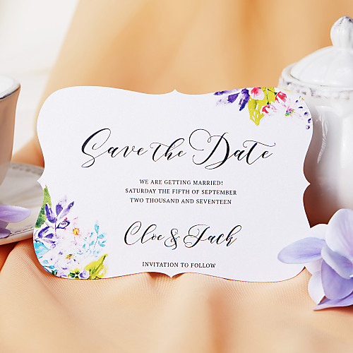 Flat Card Wedding Invitations 50-Pack / 20-Pack - Invitations Sets Artistic Style Pearl Paper
Flat Card Wedding Invitations 50-Pack / 20-Pack - Invitations Sets Artistic Style Pearl Paper