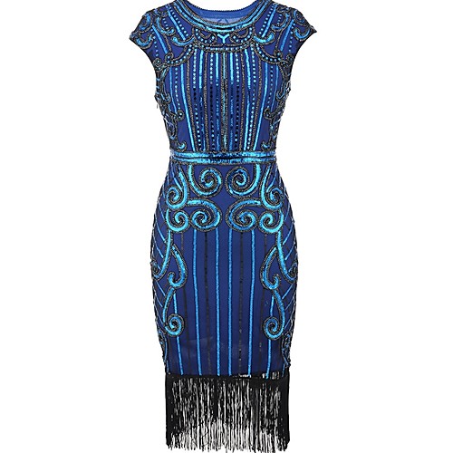The Great Gatsby Charleston 1920s Vintage The Great Gatsby Roaring Twenties Vacation Dress Flapper Dress Women's Sequins Costume Golden / Black / Burgundy Vintage Cosplay Party Homecoming Prom
The Great Gatsby Charleston 1920s Vintage The Great Gatsby Roaring Twenties Vacation Dress Flapper Dress Women's Sequins Costume Golden / Black / Burgundy Vintage Cosplay Party Homecoming Prom