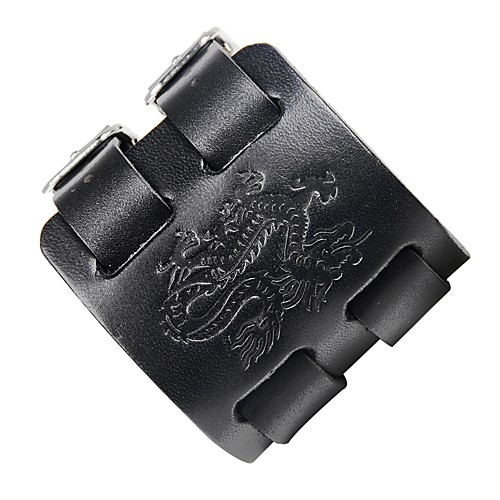 Men's Leather Bracelet Dragon Rock Steampunk Leather Bracelet Jewelry Black / Brown For Street Club
Men's Leather Bracelet Dragon Rock Steampunk Leather Bracelet Jewelry Black / Brown For Street Club