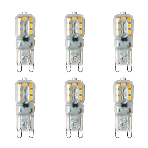 6pcs 2 W LED Bi-pin Lights 200 lm G9 14 LED Beads SMD 2835 Warm White White 220-240 V
6pcs 2 W LED Bi-pin Lights 200 lm G9 14 LED Beads SMD 2835 Warm White White 220-240 V