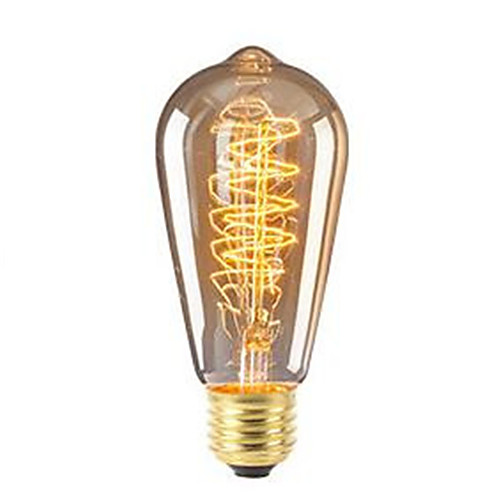 1pc 40 W E26 / E27 ST64 Warm White 2200-2700 k Retro / Dimmable / Decorative Incandescent Vintage Edison Light Bulb 220-240 V
1pc 40 W E26 / E27 ST64 Warm White 2200-2700 k Retro / Dimmable / Decorative Incandescent Vintage Edison Light Bulb 220-240 V