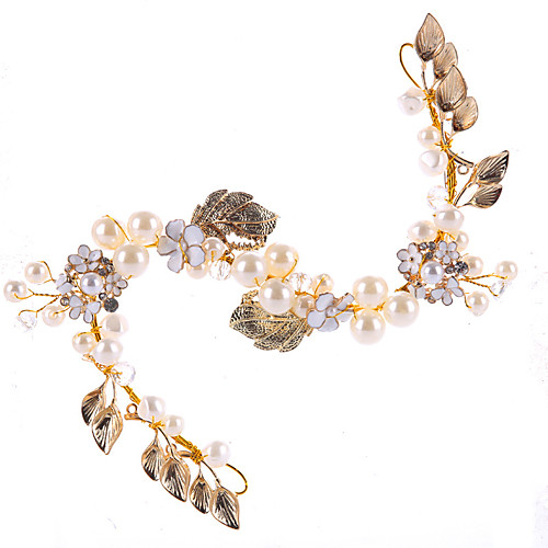 Crystal / Imitation Pearl Flowers with Faux Pearl / Crystal / Rhinestone 1pc Wedding / Birthday Headpiece
Crystal / Imitation Pearl Flowers with Faux Pearl / Crystal / Rhinestone 1pc Wedding / Birthday Headpiece