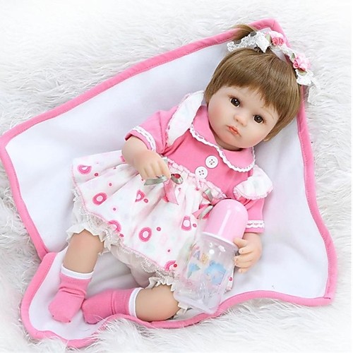 NPKCOLLECTION 18 inch NPK DOLL Reborn Doll Girl Doll Baby Girl Newborn lifelike Cute Eco-friendly Hand Made Cloth 3/4 Silicone Limbs and Cotton Filled Body 45cm with Clothes and Accessories for
NPKCOLLECTION 18 inch NPK DOLL Reborn Doll Girl Doll Baby Girl Newborn lifelike Cute Eco-friendly Hand Made Cloth 3/4 Silicone Limbs and Cotton Filled Body 45cm with Clothes and Accessories for