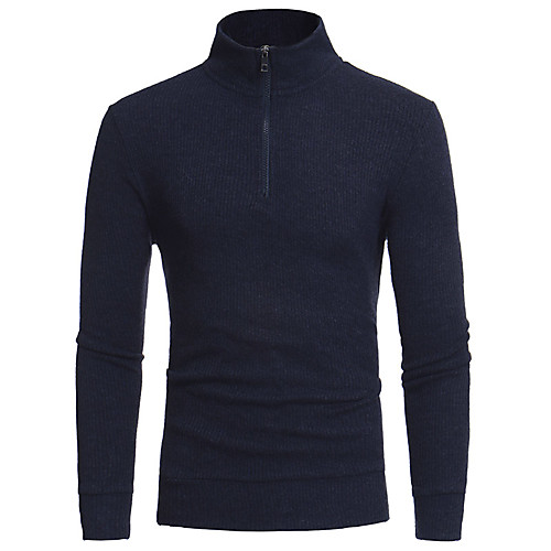 Men's Streetwear Solid Colored Pullover Cotton Long Sleeve Slim Regular Sweater Cardigans Turtleneck Fall Winter Black Dark Gray Navy Blue
Men's Streetwear Solid Colored Pullover Cotton Long Sleeve Slim Regular Sweater Cardigans Turtleneck Fall Winter Black Dark Gray Navy Blue