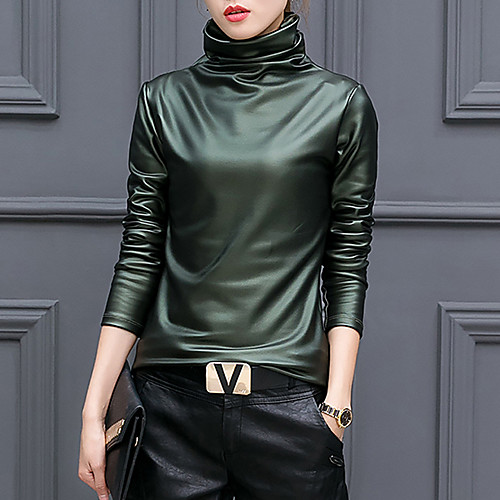 Women's T shirt Solid Colored Plus Size Long Sleeve Going out Tops Cotton Streetwear Black Blue Wine
Women's T shirt Solid Colored Plus Size Long Sleeve Going out Tops Cotton Streetwear Black Blue Wine