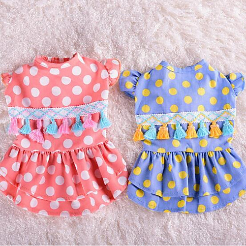 Dog Cat Jumpsuit Polka Dot Print Dresses&Skirts Fashion Dog Clothes Puppy Clothes Dog Outfits Blue Pink Costume for Girl and Boy Dog Polyester S M L
Dog Cat Jumpsuit Polka Dot Print Dresses&Skirts Fashion Dog Clothes Puppy Clothes Dog Outfits Blue Pink Costume for Girl and Boy Dog Polyester S M L