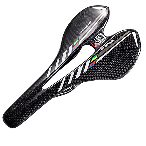 Bike Saddle / Bike Seat Comfort Hollow Design Carbon Fiber Cycling Road Bike Mountain Bike MTB Black
Bike Saddle / Bike Seat Comfort Hollow Design Carbon Fiber Cycling Road Bike Mountain Bike MTB Black