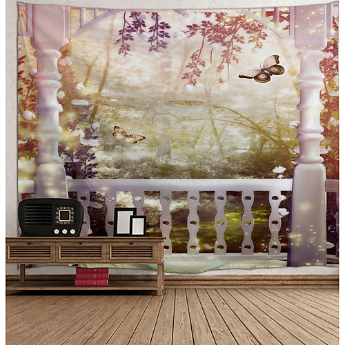 Architecture Wall Decor Polyester Vintage Wall Art, Wall Tapestries Decoration
Architecture Wall Decor Polyester Vintage Wall Art, Wall Tapestries Decoration