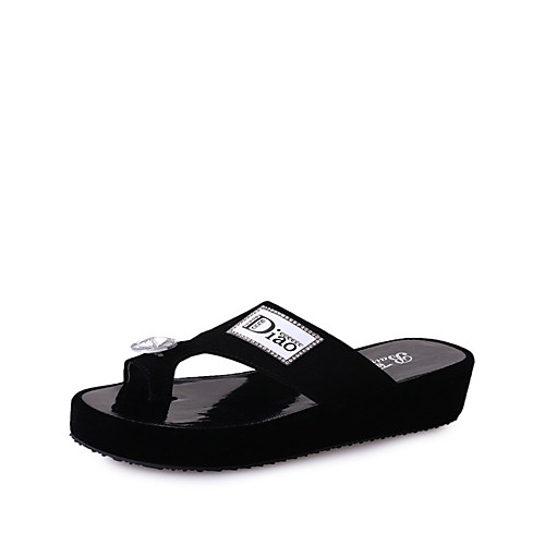 Women's Slippers & Flip-Flops Wedge Heel Flip-Flops Flat Heel Open Toe Comfort Slouch Boots Walking Shoes PU Summer White Black
Women's Slippers & Flip-Flops Wedge Heel Flip-Flops Flat Heel Open Toe Comfort Slouch Boots Walking Shoes PU Summer White Black