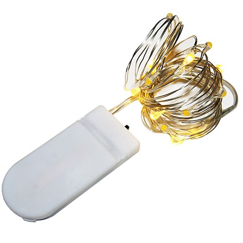 2m String Lights 20 LEDs SMD 0603 1pc Warm White White Multi Color Decorative 3 V IP44
2m String Lights 20 LEDs SMD 0603 1pc Warm White White Multi Color Decorative 3 V IP44