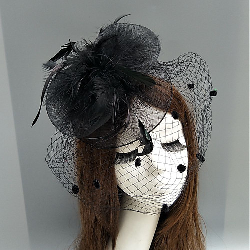Feather / Net Kentucky Derby Hat / Fascinators / Hats with Feather / Floral / Flower 1pc Wedding / Special Occasion Headpiece
Feather / Net Kentucky Derby Hat / Fascinators / Hats with Feather / Floral / Flower 1pc Wedding / Special Occasion Headpiece