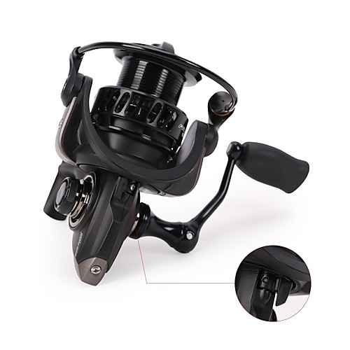 Fishing Reel Spinning Reel 5.2:1 Gear Ratio 9 Ball Bearings for Sea Fishing / Bait Casting / Spinning
Fishing Reel Spinning Reel 5.2:1 Gear Ratio 9 Ball Bearings for Sea Fishing / Bait Casting / Spinning