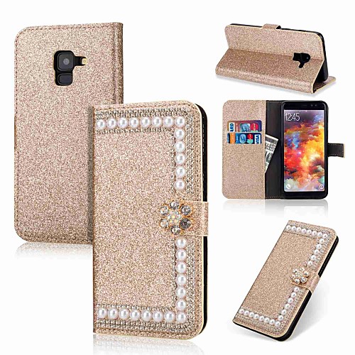 Phone Case For Samsung Galaxy Full Body Case A5(2018) A3 A5 A8 2018 A8 2018 A5(2016) A3(2016) Wallet Card Holder Rhinestone Glitter Shine Flower Hard PU Leather
Phone Case For Samsung Galaxy Full Body Case A5(2018) A3 A5 A8 2018 A8 2018 A5(2016) A3(2016) Wallet Card Holder Rhinestone Glitter Shine Flower Hard PU Leather