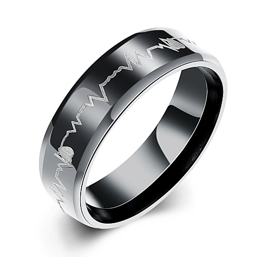 Men's Band Ring 1pc Black Stainless Steel Titanium Steel Tungsten Steel Circle Vintage Basic Initial Daily Wedding Party Jewelry
Men's Band Ring 1pc Black Stainless Steel Titanium Steel Tungsten Steel Circle Vintage Basic Initial Daily Wedding Party Jewelry