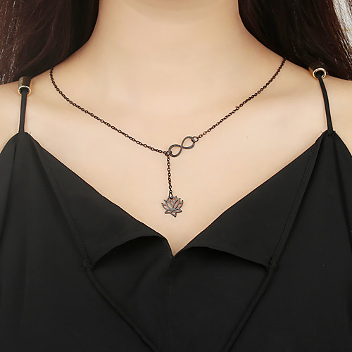 Pendant Necklace Y Necklace Floral / Botanicals Flower Infinity Ladies Simple Alloy Gold Black Silver 60 cm Necklace Jewelry For Party / Evening Daily Street
Pendant Necklace Y Necklace Floral / Botanicals Flower Infinity Ladies Simple Alloy Gold Black Silver 60 cm Necklace Jewelry For Party / Evening Daily Street