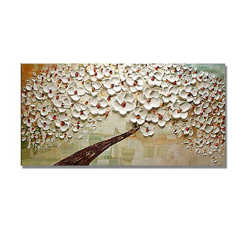 Oil Painting Hand Painted Horizontal Abstract Floral / Botanical Modern Stretched Canvas
Oil Painting Hand Painted Horizontal Abstract Floral / Botanical Modern Stretched Canvas