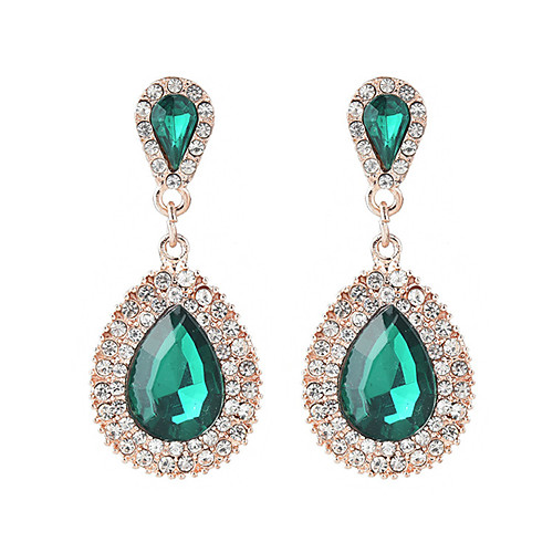 Crystal Drop Earrings Long two stone Drop Ladies Sweet Fashion Elegant Earrings Jewelry Black / Green / Blue For Wedding Party / Evening
Crystal Drop Earrings Long two stone Drop Ladies Sweet Fashion Elegant Earrings Jewelry Black / Green / Blue For Wedding Party / Evening